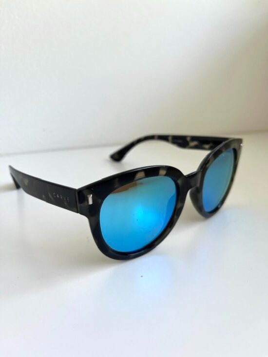 Carve Harpo Sunglasses in Tortoise Frame and Blue Iridium Lenses main image 5